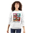 thumbnail image 3 of Troll Face Memes Big Smiley Trollface Sweatshirt for Men or Women Brisco Brands M, 3 of 6