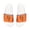 White, variant on Effete Feline Claw Marks Scratch Men Removable-Strap Sandals