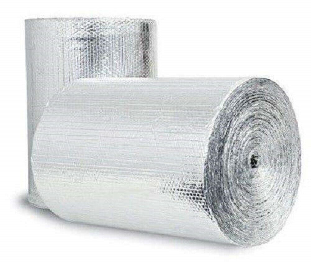 12-In Reflectix Reflective Insulation Spiral Duct Wrap Foil DW1202504 x 25-Ft