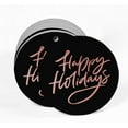 thumbnail image 2 of Inkdotpot Pack Of 100 Real Rose Gold Foil Paper Tags Happy Holiday Favor Hang Tags, 2 of 6
