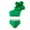 Green, variant on Womens Two Piece High Waisted Swimsuit Summer Beach Swim Bathing Suit Solid Color One Shoulder Fashion Bikinis Sets (Wine XL)