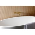 thumbnail image 2 of Kingston Brass KS8027RX Belknap Two-Handle 3-Hole Wall Mount Roman Tub Faucet in Brushed Brass, 2 of 7