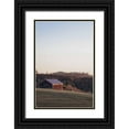 thumbnail image 1 of Lee, Judson 11x14 Black Ornate Wood Framed with Double Matting Museum Art Print Titled - Sunlit Barn, 1 of 4
