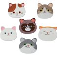 thumbnail image 1 of 6 Pices Sous-verres En (gel De Silice) Silicone Chat, Sous-verres Chats Mignons, Sous-verres Chat, Sous-verres Dcoratifs En Verre, Sous-verres Pour V, 1 of 5
