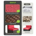 thumbnail image 6 of Aoxun 7 Piece Patio Furniture Set, Outdoor Patio Furniture Sets, Wicker Patio Furniture, Outdoor Conversation Set with Red Cushions, 6 of 6