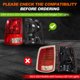 thumbnail image 2 of Luces traseras MAYELLO Full LED negras con lente transparente para Dodge Ram 09-24, 2 of 9
