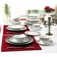 thumbnail image 5 of Stylish and Elegant 24 Pieces Dinnerware Set Service for 4 People for Hosting Parties and Events - Fine China, 5 of 5