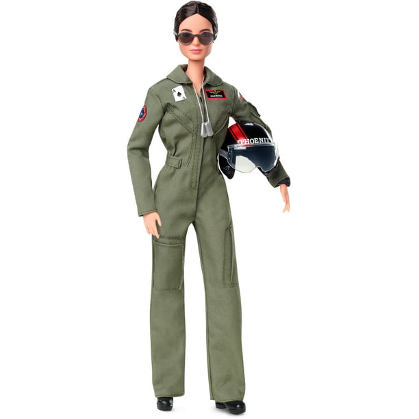 Barbie Collector Top Gun: Maverick Phoenix Barbie Doll Wearing Flight Suit  and Accessories