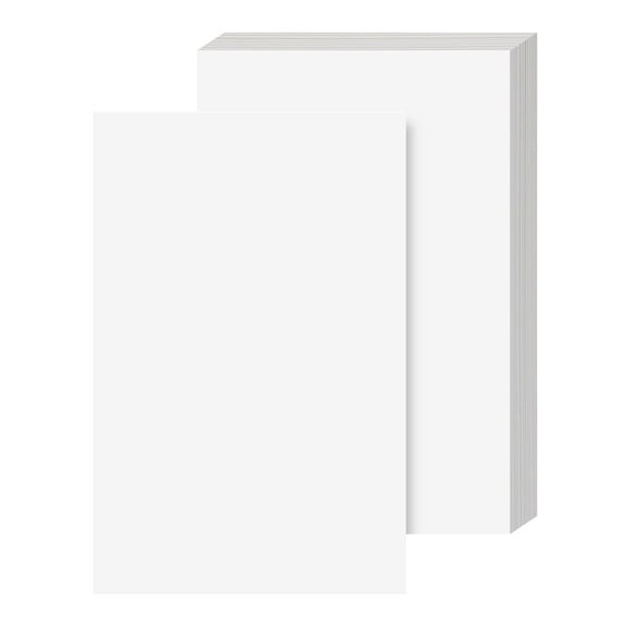 White Heavyweight Cover Stock | Extra Thick and Durable 110lb Cover (297 GSM) – Smooth Finish | For Arts and Crafts, Postcards, Posters | 11" x 17" Ledger Size | 50 per Pack
