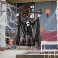 thumbnail image 4 of Dekaim Halloween Decor, Scary Hanging Skull Decor Sound Control Decoration Ornament Flash Red Light for Halloween, 4 of 8