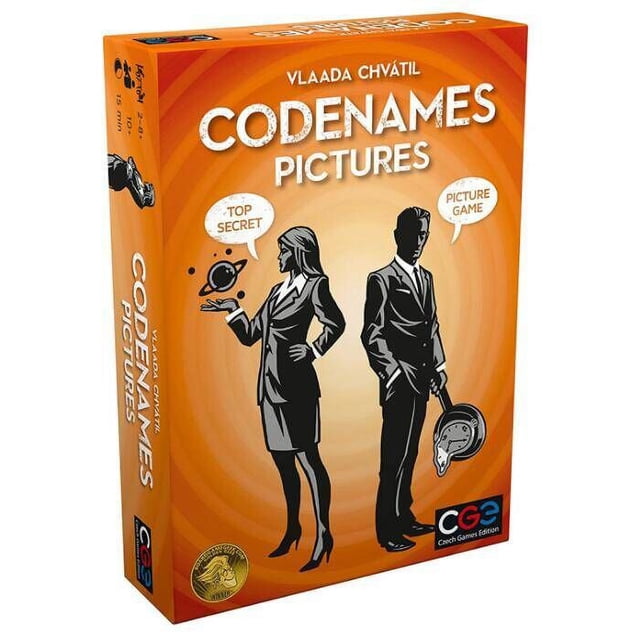 Juego de cartas Codenames Pictures Family con baraja de tarot