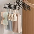 thumbnail image 5 of Bra Hanger for Closet, Tank Top Organizer 20 Hooks Capacity Foldable Wood Space Saving Hanger Closet Organizers and Storage for Dorm & Apartment for Tank Top, Hats, Scarf etc., 5 of 6