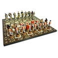thumbnail image 2 of American Revolutionary War Chess Set W/ Mosaic DESIGN Board 14" Independence, 2 of 8