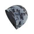 thumbnail image 2 of Cooling Skull Caps Mesh Fabric Wind-proof Fashion Sun Protection Flower Print Cycling Breathable Elastic Helmet Liner camouflage grey, 2 of 9