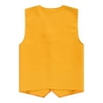 thumbnail image 3 of Eandarui Unisex Volunteer Activities Vest Supermarket Waiter Uniform Button Up Clerk Vests Workwear Yellow M, 3 of 5