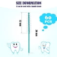 thumbnail image 2 of Cepillos interdentales Cowwell, 60 piezas, blancos, palillos dentales, 2 of 7