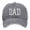 Grey, variant on Dad Baseball Cap Man Hat Embroidered Funny Print Dad Hats Adjustable Strap Cotton Baseball Hat Embroidered Father Day #Black