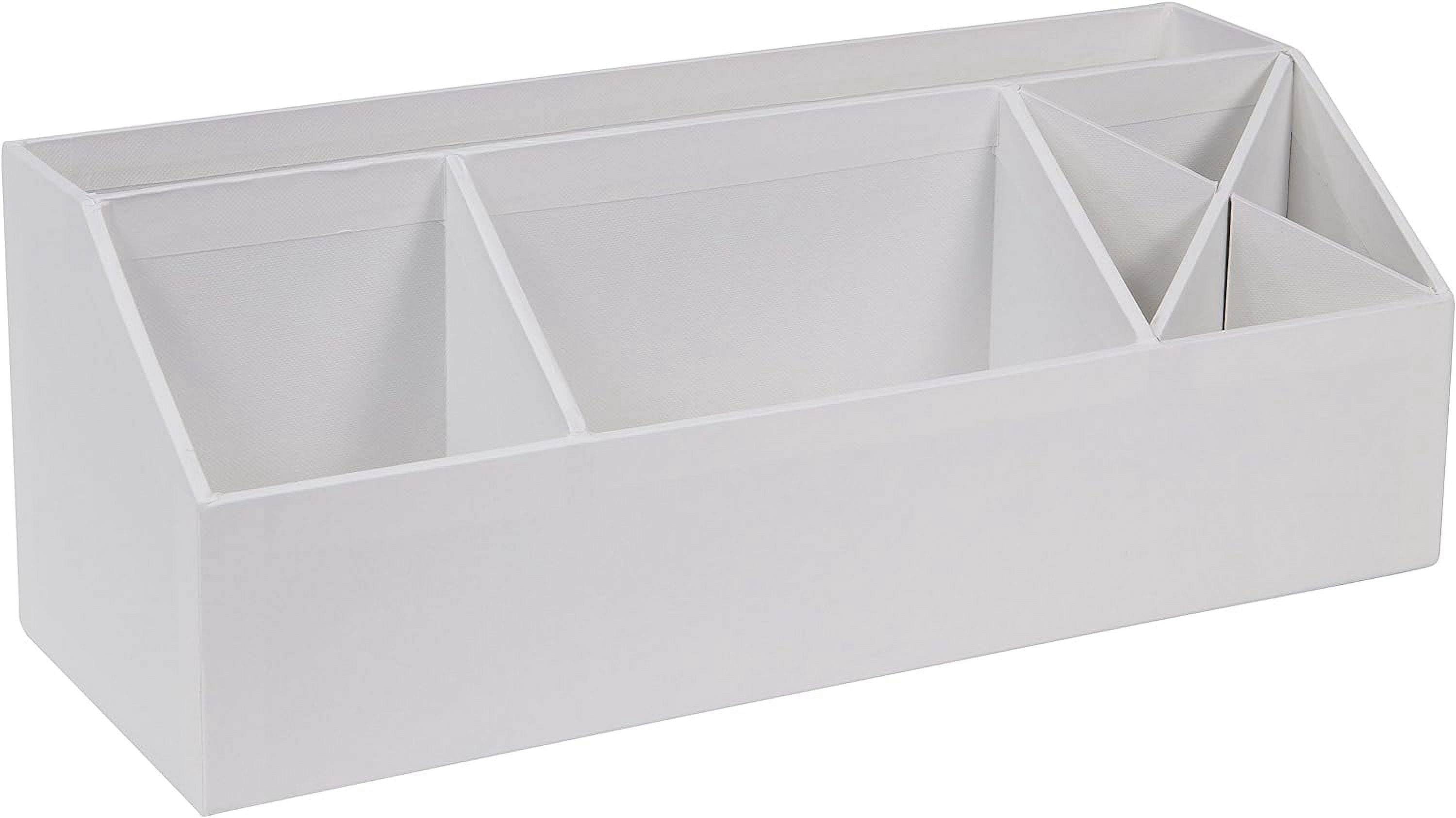 Bigso Elisa Desktop Organizer | Durable Office Desk Organizer | Canvas Gray
