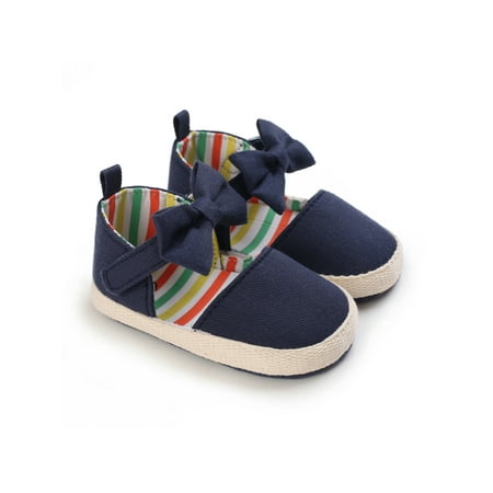 

Baby Girls Newborn Shoes Bowknot Infant Soft Bottom Anti Slip Princess Shoes