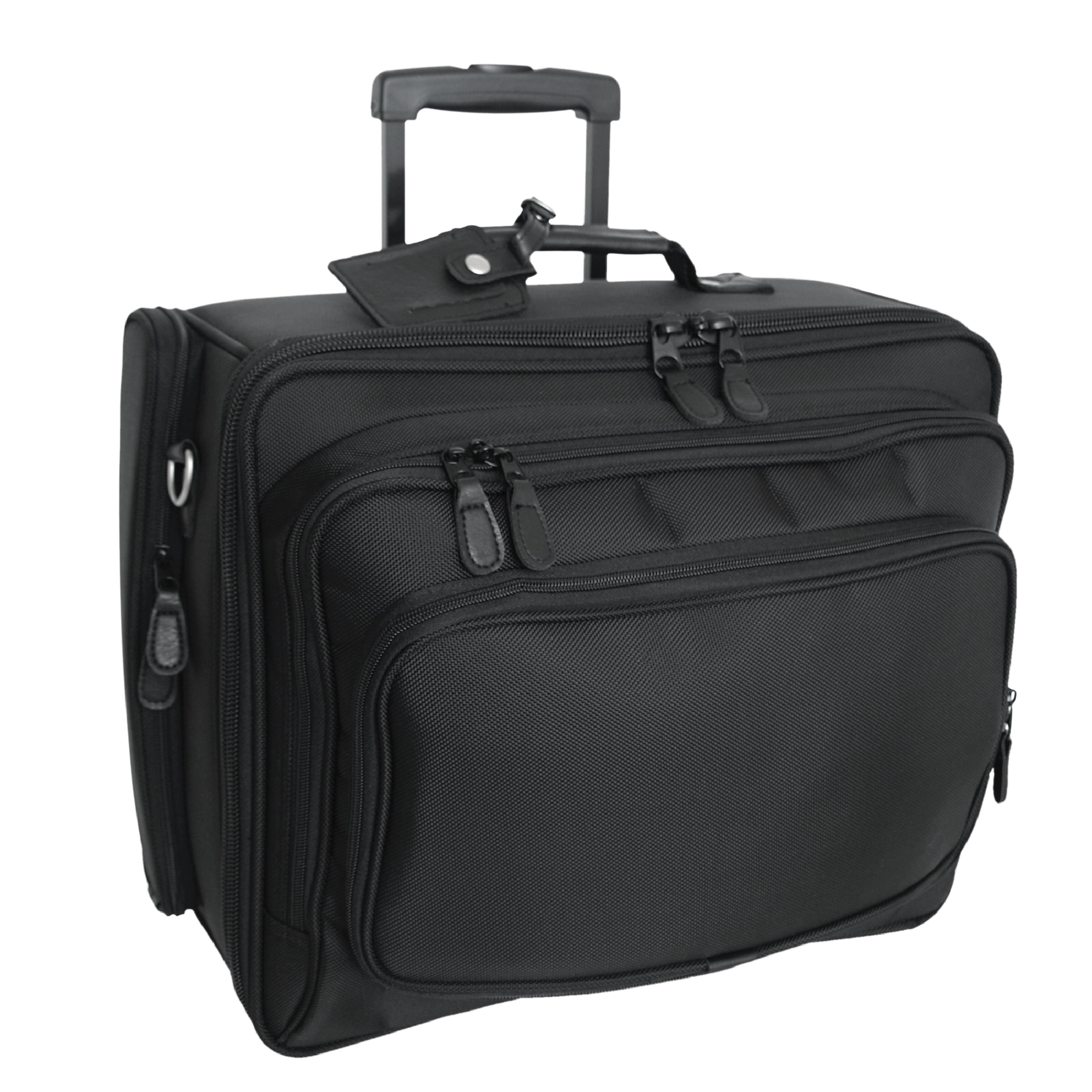 Mercury Tactical Gear Wheeled Computer Case, Black, TAA Compliant