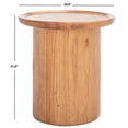 thumbnail image 3 of SAFAVIEH Devin Amish Round Pedestal Accent Table, Natural (20 in. W x 20 in. D x 21 in. H), 3 of 7