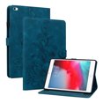 thumbnail image 2 of FJLBDE Case foriPad Mini 5 2019/Mini 4 2015 5th/4th Gen 7.9 inch, Embossed Flower Leather Flip Wallet Folio Stand Cover, Blue, 2 of 7