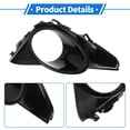 thumbnail image 4 of Parrilla de luz de niebla frontal izquierda No.8148202830 cubiertas de luz de niebla inferior frontal para Toyota Corolla 2017-2019 ABS negro 1 Pc, 4 of 6