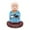 Blue, variant on Powered Dancing Figures Shaking Head Ornament Statues Doll Crafts Swing Figure Model Nodding Head Dancing Toy for Decoration