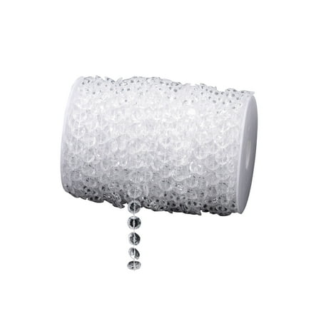 

Clear Acrylic Crystal Chandelier Bead Chain Chain Gems Garland Bead Hanging Strands Diamond for Curtain Wedding Home Party Lamps Decorations 30 M/ 98 FT