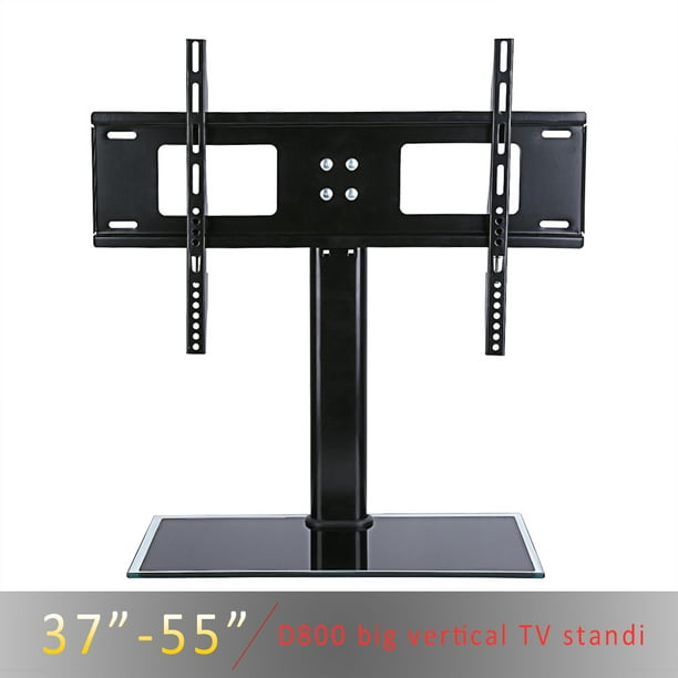 WALFRONT Universal TV Stand, Ajustable Height Table Top TV ...