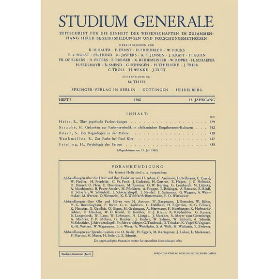 Ãber Psychische Farbwirkunge, (Paperback)