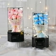 thumbnail image 5 of Valentines Day Decorations, Preserved Flower Bouquet Gift for Her, Forever Fresh Flowers for Delivery Prime Preserved Roses in Glass with LED Music Light for Valentines Day, 5 of 5