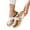 White, variant on Women's Slippers Large Size Thick Sole Slippers New Herringbone Belt Buckle Decoration Shaped Casual Slippers Backyard BBQ Slippers up to 45% off