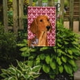 thumbnail image 2 of Carolines Treasures SS4487-FLAG-PARENT Dachshund Hearts Love and Valentines Day Portrait Flag  multicolor, 2 of 2