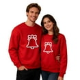 thumbnail image 5 of Matching Christmas Sweatshirts Unisex Merry Christmas Couples Outfits Long Sleeve Shirts Crewneck Pullover Winter Fleece Sweaters Xmas Funny Holiday Sweatshirt Gifts, 5 of 9
