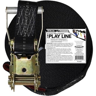 Zenmonkey Outdoor Agility Equipment - 60ft Slackline Kit with