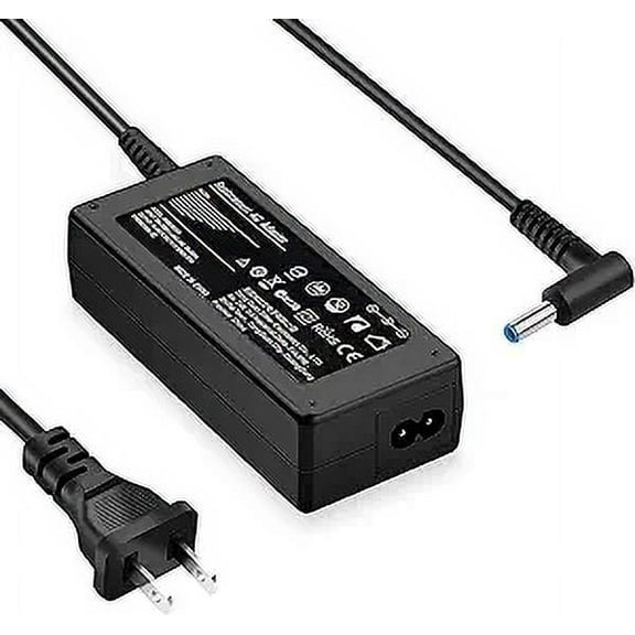 Pre-Owned Replacement 45W blue tip AC Adapter Power Supply charger 19.5V For HP Laptop