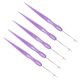 thumbnail image 3 of Juego De Agujas De Lengüeta, Gancho De Ganchillo Multiusos Para El Pelo, Especialmente Diseñado, 5 Piezas, Color Morado Para Boda ANGGREK Otros, 3 of 8