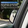 thumbnail image 4 of MasteelfCA 1 Set 2Pcs Car B-Pillar Side View Mirrors Rear Seat Blind Spot Mirrors (Black), 4 of 8