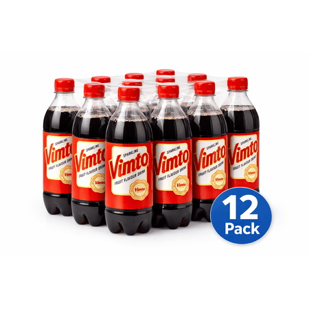 Vimto Sparkling Fruit Flavour Drink 500ml Bottles Refreshing Carbonated Beverage (Pack of 12) Vimto Sparkling Fruit Flavour Drink 500ml Bottles Refreshing Carbonated Beverage (Pack of 12)