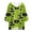 L1-Green2818, variant on Halloween Hoodies for Women Simple Ghost Print 3/4 Sleeve Drawstring Pullover Jacket Fall Minimalist Sweatshirt