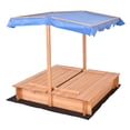 thumbnail image 3 of Costway Beach Cabana Sandbox Rétractable W / Banquette à Baldaquin Enfants Jeu en Plein Air, 3 of 8