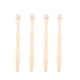 thumbnail image 1 of EeaseMX 4 cepillos de dientes de bambú para limpieza lingual, raspadores y limpieza bucal profunda (blancos), 1 of 7