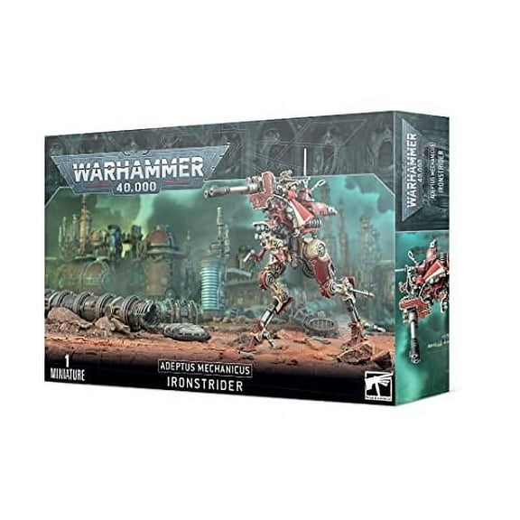 Games Workshop 99120116017" Adeptus Mechanicus Ironstrider Figure, Black