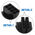thumbnail image 3 of unbranded Conector Ángulo Recto 8 Para Fuente De CPU Base Negro, 3 of 8