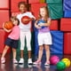 thumbnail image 4 of Juego de 30 minibalones de baloncesto Leitee de 15 cm con bomba, multicolor, 4 of 6