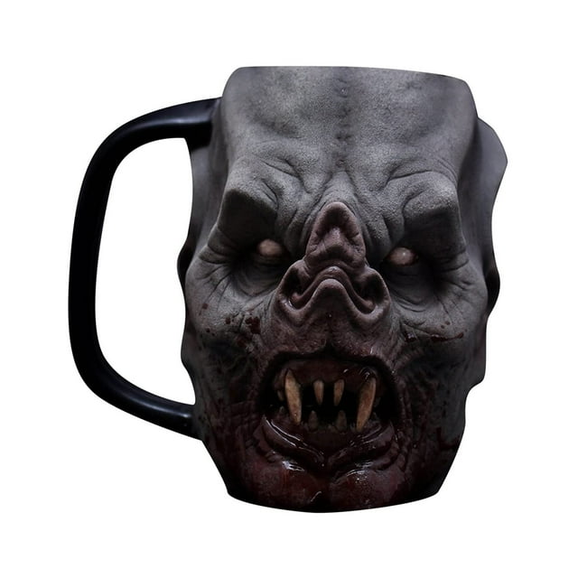 Diconna Tasse d'Eau en Forme de Zombie Chope de Bière Tasse à Café en Résine Ornement de Bureau