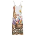 thumbnail image 5 of Easter Bunnies Rabbits Sleeveless Dress Women's Luxury Party Dress Birthday Dresses for Women, 5 of 7