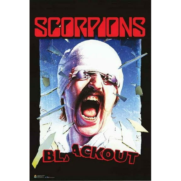 Scorpions Blackout Poster 24in x 36in