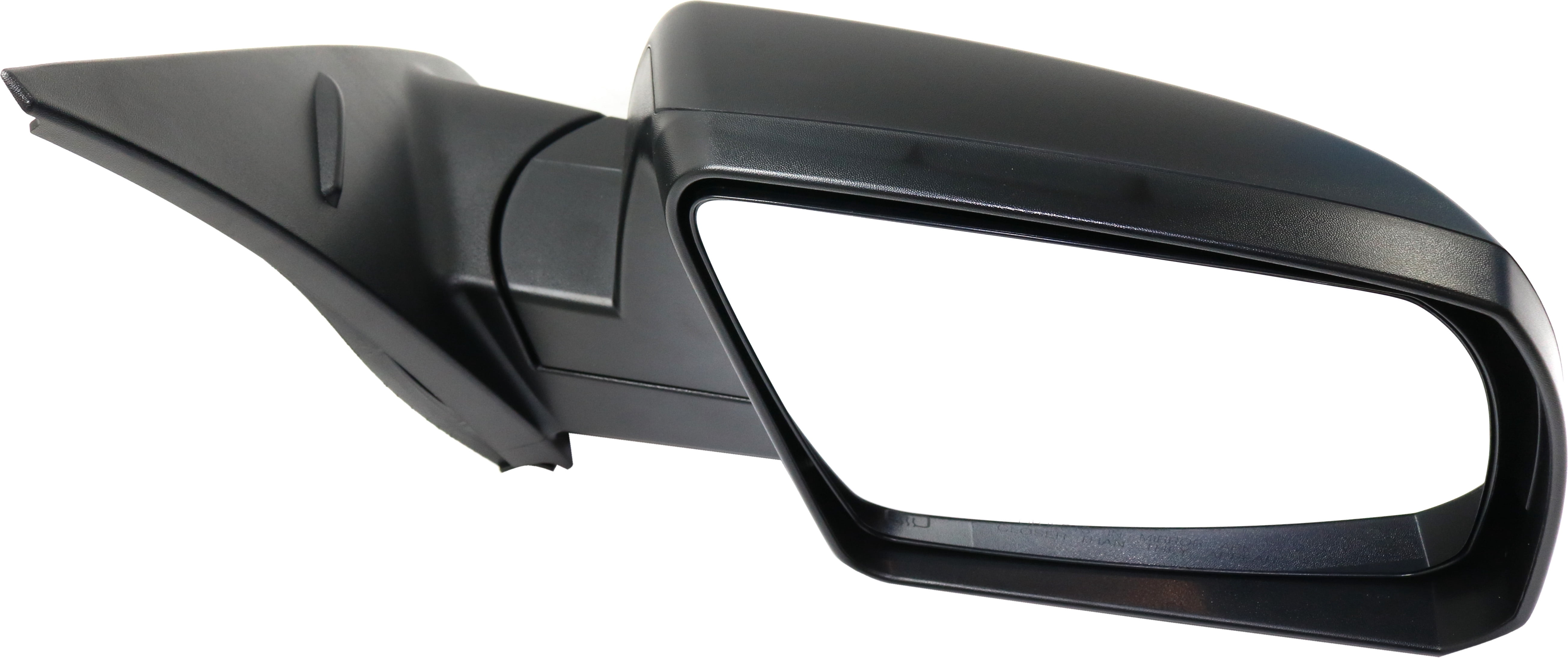 Mirror Compatible With 2014-2018 Toyota Tundra Right Passenger Side Heated w/ Blind Spot Detection in Glass Textured Black Kool-Vue